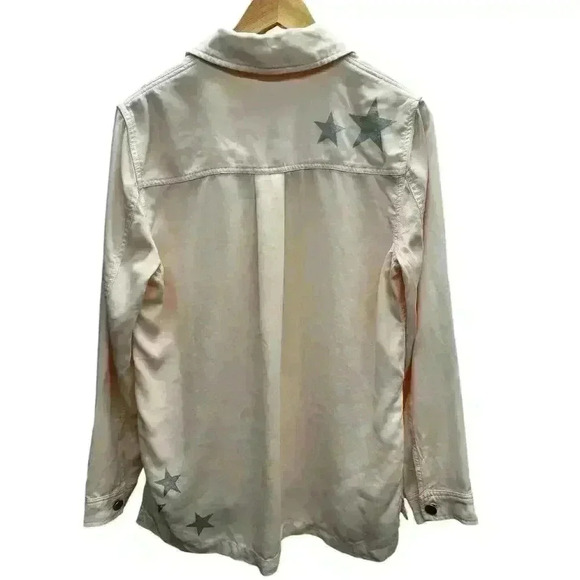 ANTROPOLOGIE CURRENT AIR LIGHT WEIGHT OVER SIZED CORDUROY SHACKET PINK SIZE M - Picture 3 of 14